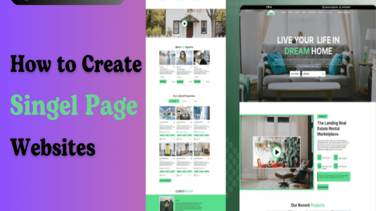 Single Page Websites